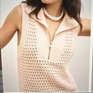 Varley Bains Half Zip in Silver Peony